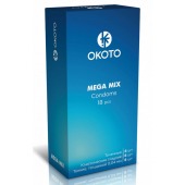 Презервативы OKOTO Mega Mix - 18 шт. - Sitabella - купить с доставкой в Обнинске