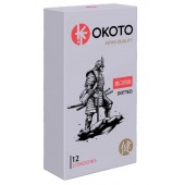 Точечные презервативы OKOTO Dotted - 12 шт. - Sitabella - купить с доставкой в Обнинске