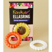 Цветное рельефное эрекционное кольцо Ellasring - Sitabella - в Обнинске купить с доставкой