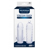 Набор из 2 прозрачных насадок на член Seductive Tickler Sleeves Set - NMC - в Обнинске купить с доставкой