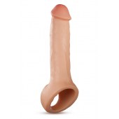 Телесная насадка-удлинитель Thrive 8.75 Inch Realistic Penis Extender Sleeve - 22,2 см. - Blush Novelties - в Обнинске купить с доставкой