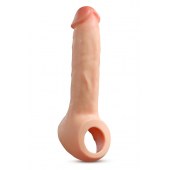 Телесная насадка-удлинитель Thrive 8.75 Inch Realistic Penis Extender Sleeve - 22,2 см. - Blush Novelties - в Обнинске купить с доставкой