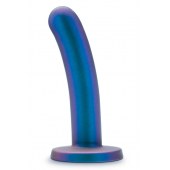 Синяя насадка с гладкой поверхностью Surrender 5.75 Inch Intermediate Pegging Dildo - 14,6 см. - Blush Novelties - купить с доставкой в Обнинске