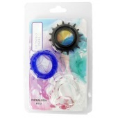 Набор из 3 эрекционных колец разного цвета и рельефа - Boys of Toys - в Обнинске купить с доставкой