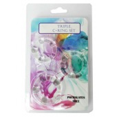 Набор из 3 эрекционных прозрачных колец - Boys of Toys - в Обнинске купить с доставкой