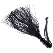 Черная силиконовая плетка - 25,4 см. - Boys of Toys - купить с доставкой в Обнинске