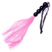 Розовая силиконовая плеть - 35,5 см. - Boys of Toys - купить с доставкой в Обнинске