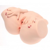 Телесный мастурбатор-полуторс Barbie - Naked Factory - в Обнинске купить с доставкой