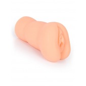 Телесный мастурбатор-вагина с 2 эрекционными кольцами в комплекте - Sexy Girl - в Обнинске купить с доставкой