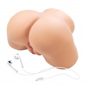 Телесный мастурбатор Olivia с 2 любовными отверстиями - Baile - в Обнинске купить с доставкой