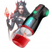 Интерактивный мастурбатор Raven с вакуумом, вибрацией и подсветкой - Shots Media BV - в Обнинске купить с доставкой