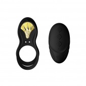 Черное эрекционное виброкольцо Bayek с пультом ДУ - Zalo - в Обнинске купить с доставкой