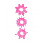 Комплект из трех розовых эрекционных колец - Erowoman-Eroman - в Обнинске купить с доставкой