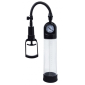 Чёрная вакуумная помпа A-toys с манометром и прозрачной колбой - A-toys - в Обнинске купить с доставкой