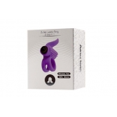 Эрекционное кольцо с подхватом мошонки и стимуляцией клитора Bullet Lastic Ring - Adrien Lastic - в Обнинске купить с доставкой