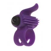 Эрекционное кольцо с подхватом мошонки и стимуляцией клитора Bullet Lastic Ring - Adrien Lastic - в Обнинске купить с доставкой