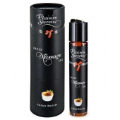 Массажное масло с ароматом крем брюле Huile de Massage Gourmande Creme Brulée - 59 мл. - Plaisir Secret - купить с доставкой в Обнинске