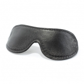 Кожаная маска на глаза - БДСМ Арсенал - купить с доставкой в Обнинске