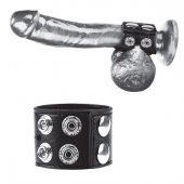 Ремень на член и мошонку 1.5  Cock Ring With Ball Strap - BlueLine - купить с доставкой в Обнинске