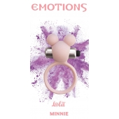 Розовое эрекционное виброколечко Emotions Minnie Light pink - Lola Games - в Обнинске купить с доставкой