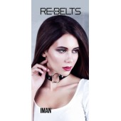 Чёрный чокер-кляп Iman Black - Rebelts - купить с доставкой в Обнинске