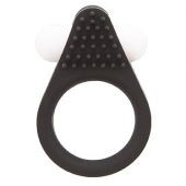 Чёрное эрекционное кольцо LIT-UP SILICONE STIMU RING 1 BLACK - Dream Toys - в Обнинске купить с доставкой