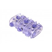 Фиолетовая насадка на пенис Rings Armour - Lola Games - в Обнинске купить с доставкой