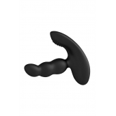 Черный силиконовый стимулятор простаты Levett Nitoc с пультом ДУ - Levett - в Обнинске купить с доставкой