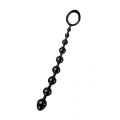 Черная анальная цепочка A-toys - 28,3 см. - A-toys в Обнинске Черная анальная цепочка A-toys - 28,3 см. - A-toys