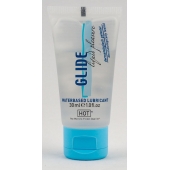 Интимная смазка на водной основе Glide - 30 мл. - HOT - купить с доставкой в Обнинске