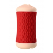 Двухсторонний мастурбатор JOS  NADIN в красном цилиндре - JOS - в Обнинске купить с доставкой