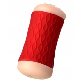 Двухсторонний мастурбатор JOS  NADIN в красном цилиндре - JOS - в Обнинске купить с доставкой