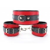 Кожаный БДСМ-набор - БДСМ Арсенал - купить с доставкой в Обнинске