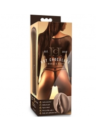 Коричневый мастубратор-вагина Nicole s Kitty - Blush Novelties - в Обнинске купить с доставкой