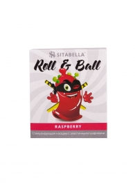 Стимулирующий презерватив-насадка Roll   Ball Raspberry - Sitabella - купить с доставкой в Обнинске