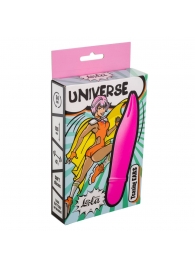 Розовый мини-вибратор Universe Teasing Ears - 12,5 см. - Lola Games