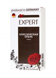Гладкие презервативы Expert  Классическая опера  - 12 шт. - Expert - купить с доставкой в Обнинске