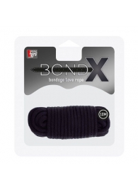 Черная веревка для связывания BONDX LOVE ROPE - 10 м. - Dream Toys - купить с доставкой в Обнинске