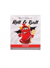 Стимулирующий презерватив-насадка Roll   Ball Cherry - Sitabella - купить с доставкой в Обнинске