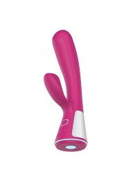 Розовый интерактивный вибратор Kiiroo Ohmibod Fuse - 18 см. - Kiiroo