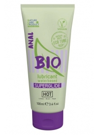 Интимный увлажняющий анальный гель BIO SuperGlide - 100 мл. - HOT - купить с доставкой в Обнинске