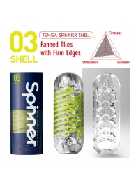 Мастурбатор SPINNER Shell - Tenga - в Обнинске купить с доставкой