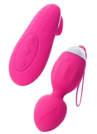 Розовые виброшарики TELLA с пультом-стимулятором - ToyFa в Обнинске Розовые виброшарики TELLA с пультом-стимулятором - ToyFa
