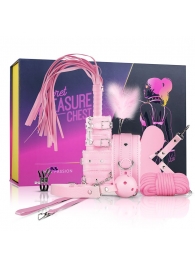 Розовый эротический набор Pink Pleasure - Secret Pleasure Chest - купить с доставкой в Обнинске