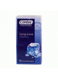 Презервативы с продлевающей смазкой Contex Long Love - 12 шт. - Contex - купить с доставкой в Обнинске