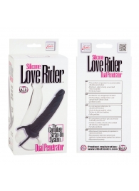 Насадка на пенис Silicone Love Rider Dual Penetrator для двойного проникновения - 14 см. - California Exotic Novelties - в Обнинске купить с доставкой