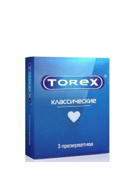 Гладкие презервативы Torex  Классические  - 3 шт. - Torex - купить с доставкой в Обнинске