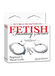 Металлические наручники Beginner s Metal Cuffs - Pipedream - купить с доставкой в Обнинске