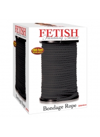 Черная веревка для связывания Bondage Rope - 60,9 м. - Pipedream - купить с доставкой в Обнинске