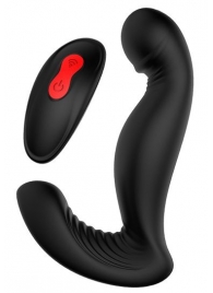 Черный вибромассажер простаты SWIRLING P-PLEASER - Dream Toys - в Обнинске купить с доставкой